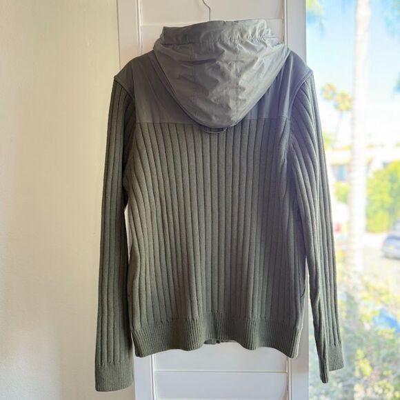 Bass Outdoor Full Zip Hoodie Sweater Jacket in Deep Lichen Green size Small NWT - Picture 11 of 13